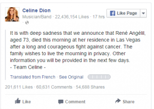 celine dion